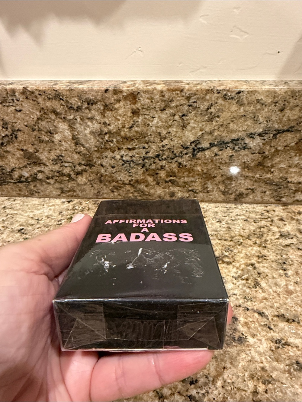 Affirmations for a Badass Deck - Black with Pink Text - Picture 4 of 4